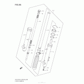 Схема узла: Front Damper (Dr-Z125Ll3 E28) для Suzuki DR-Z125 DR-Z125L