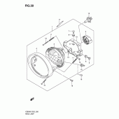 Схема вузла: Фара для Suzuki VZ800 Intruder M800/Boulevard M50