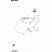 Схема вузла: Накладка паливного бака Suzuki VL1500 Boulevard C90 BOSS