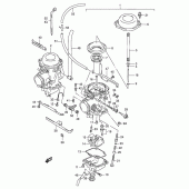 Схема узла: Карбюратор (Model m/n) для Suzuki DR800