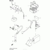 Схема вузла: Електроустаткування для Suzuki LS650 Boulevard S40