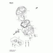 Схема узла: Спидометр (Sv650sul1 e24) для Suzuki SV650