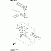 Схема вузла: Ручки керма для Suzuki GSX-R600