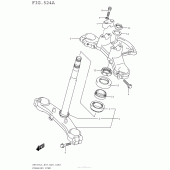 Схема вузла: Рульова траверса для Suzuki AN650 Burgman (EU analogue of SkyWave)