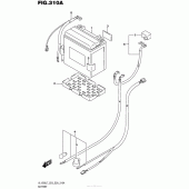 Схема вузла: Акумулятор для Suzuki VL1500 Boulevard C90T BOSS