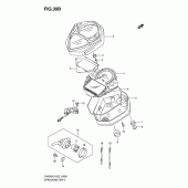 Схема вузла: Спідометр (Sv650sak7/suak7) для Suzuki SV650