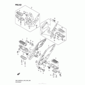 Схема узла: Подножки для Suzuki GSX1300 Hayabusa