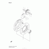 Схема вузла: Привід стартера для Suzuki DR650 DR650SE