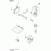 Схема узла: Электрооборудование (Gsx-R600L4 E03) для Suzuki GSX-R600