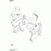 Схема вузла: Бічні панелі (Vl800Bl4 E33) для Suzuki VL800 Boulevard C50 BOSS