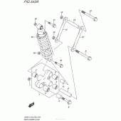 Схема вузла: Важіль прогресії для Suzuki VZ800 Boulevard M50
