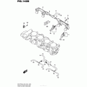 Схема вузла: Throttle Body Hose/Joint (Gsx-R750L6 E28) для Suzuki GSX-R750