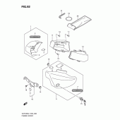 Схема узла: Боковые панели (Vlr1800ufl1 e19) для Suzuki VLR1800 Intruder C1800R/ Boulevard C109R