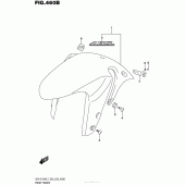 Схема вузла: Переднє крило (Gsx-S1000Al7 E03) для Suzuki GSX-S1000