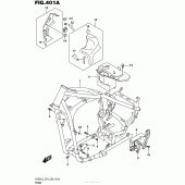 Схема вузла: Рама (Vl800L5 E03) для Suzuki VL800 Boulevard C50T