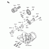 Схема вузла: Масляний насос для Suzuki RM-Z250