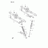 Схема вузла: Розподільний вал & Клапан для Suzuki GSX1100