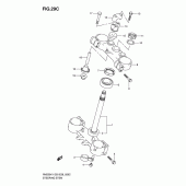 Схема вузла: Рульова траверса (Model k4) для Suzuki RM250