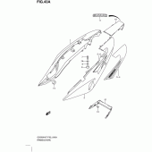 Схема вузла: Бічні панелі (Model k8) для Suzuki GS500