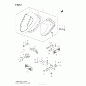 Схема вузла: Задній ліхтар (Стоп-сигнал) (Vl800C E28) для Suzuki VZ800 Boulevard M50