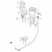 Схема вузла: Спідометр для Suzuki DF200