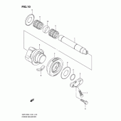 Схема вузла: Балансувальний вал для Suzuki GSF1250 Bandit