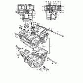 Схема вузла: Картер двигуна для Suzuki GS1000
