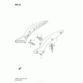 Схема вузла: Кронштейн заднього крила Suzuki VZ800 Boulevard M50