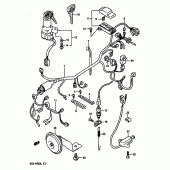 Схема вузла: Електропроводка (Model) для Suzuki GSX-R750