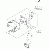 Схема узла: Задний фонарь (Стоп-сигнал) (Model k2 p9) для Suzuki DR200 DR200SE