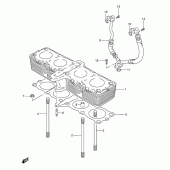 Схема узла: Цилиндр для Suzuki GSX600 Katana