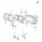 Схема узла: Спидометр для Suzuki TL1000