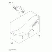 Схема вузла: Сидіння для Suzuki DR-Z400 DR-Z400S