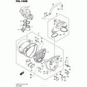 Схема вузла: Повітряний фільтр (Vl800L5 E33) для Suzuki VL800 Boulevard C50T