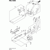 Схема вузла: Вихлопна система (Vl800Tl5 E03) для Suzuki VL800 Boulevard C50 BOSS