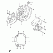 Схема вузла: Кришки картера для Suzuki RF900