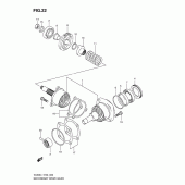 Схема узла: Вторичная передача для Suzuki VL800 Intruder C800/ Boulevard C50