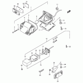 Схема узла: Задний фонарь (Стоп-сигнал) (Model v) для Suzuki VS600 Intruder 600