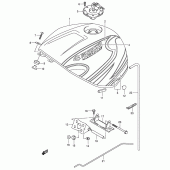 Схема вузла: Паливний бак (Gsx-R600ZK3) для Suzuki GSX-R600
