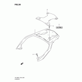 Схема узла: Багажник для Suzuki DL1000 V-Strom