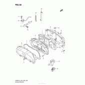 Схема узла: Speedometer (An650L3 E33) для Suzuki AN650 Burgman (EU analogue of SkyWave)