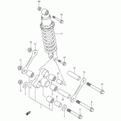 Схема вузла: Важіль прогресії для Suzuki SV650