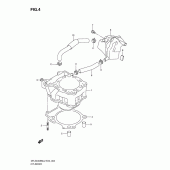 Схема узла: Цилиндр для Suzuki DR-Z400 DR-Z400SM