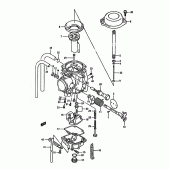 Схема узла: Карбюратор (Model l/m, model n/p/r e24) для Suzuki DR350