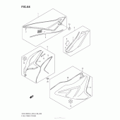 Схема узла: Накладка топливного бака (Gsx-R600L3 E33) для Suzuki GSX-R600