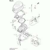 Схема вузла: Speedometer (Vl800Bl4 E28) для Suzuki VL800 Boulevard C50 BOSS