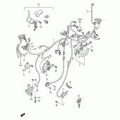 Схема вузла: Електропроводка Suzuki VS1400 Intruder 1400