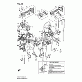 Схема вузла: Електропроводка (An650ak6/ak7/ak8 e2/e19/e51) для Suzuki AN650 Burgman (EU analogue of SkyWave)