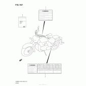 Схема узла: Информационные наклейки (Vl800C E28) для Suzuki VZ800 Boulevard M50