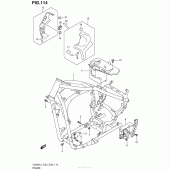 Схема вузла: Рама (Vl800Tl3 E28) для Suzuki VL800 Boulevard C50C